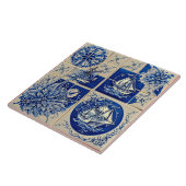 Nautical Marine Life Traditioneel keramisch artike Tegeltje (Zijkant)