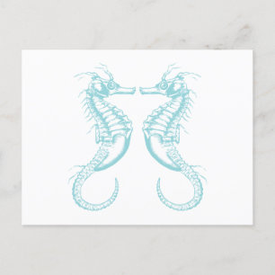 Nautical Marine Seahorse Uitnodiging Briefkaart