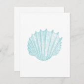 Nautical Marine Seashell (Voorkant / Achterkant)