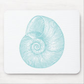 Nautical Marine Seashell Muismat (Voorkant)