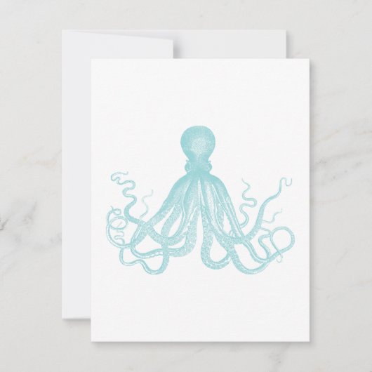 Nautical  Marine Zee Octopus (Voorkant)