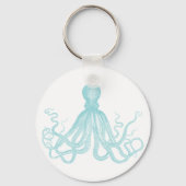 Nautical  Marine Zee Octopus Sleutelhanger (Voorkant)