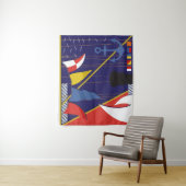 Nautical Maritime Flags Yacht Wall Covering Wandkleed (In situ)
