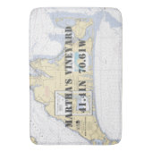 Nautical Martha's Vineyard Chart Badmat (Voorkant Verticaal)
