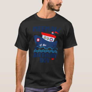 Nautical Meemaw van de verjaardag jongen zeilers f T-shirt