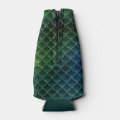 Nautical Mermaid Pattern Anchor Boat Name Flesjeskoeler (Achterkant)