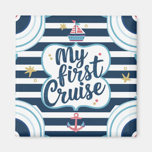 Nautical Mijn eerste cruise Magneet