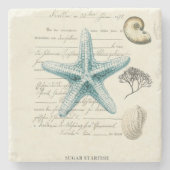 Nautical Mile Stenen Onderzetter (Voorkant)