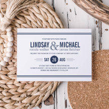 Nautical Modern Wedding