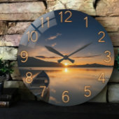 Nautical mountain lakehouse rustic nautical lake grote klok