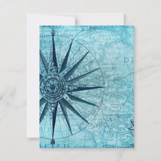 Nautical Navigation Compass Map (Voorkant)