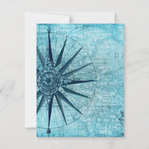 Nautical Navigation Compass Map