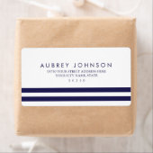 Nautical Navy Adresetiketten Etiket (Insitu)