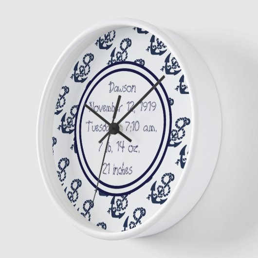 Nautical Navy Anchor Pattern (Hoek)