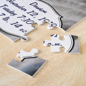 Nautical Navy Anchor Pattern Legpuzzel (Zijkant)