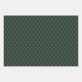 Nautical Navy and Forest Green Inpakpapier Vel (Voorkant 2)