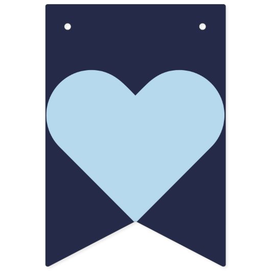 Nautical Navy and White Bunting Vlaggetjes (Tweede vlag)