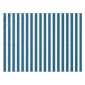 Nautical Navy and White Striped Tafelkleed (Voorkant (Horizontaal))