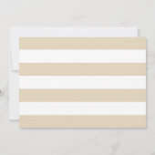 Nautical Navy Beige Anchor Wedding Photo Save The Date (Achterkant)