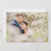 Nautical Navy Blue Anchor 2 foto Save the Date Kaart (Achterkant)