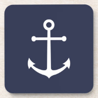 Nautical Navy Blue Anchor