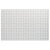 Nautical Navy blue anchor/blue ship's wheels Stof (Yard (91,4 cm))