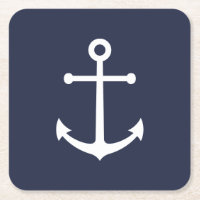 Nautical Navy Blue Anchor
