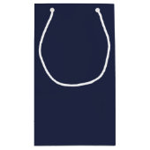 Nautical Navy Blue Anchor Klein Cadeauzakje (Achterkant)