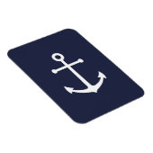 Nautical Navy Blue Anchor Magneet (Rechterzijde)