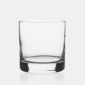 Nautical Navy Blue Anchor Personalized Groomsmen Whisky Glas (Rechts)
