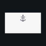 Nautical Navy Blue Anchor Wedding Advieskaart<br><div class="desc">Voeg een stijlvol tintje toe aan uw nautische bruiloft met deze klassieke marineblauwe anker trouwadvieskaart. Ontworpen met een marine blauw anker illustratie, het beschikt over gepersonaliseerde bruid en bruidegom monogram, aangepaste tekst in een marine blauw serif lettertype op een witte achtergrond. Ideaal voor nautische of strand-thema bruiloften, baby showers, verjaardagen,...</div>