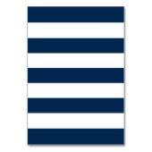 Nautical Navy Blue Anchor Wedding Monogram Kaart (Achterkant)
