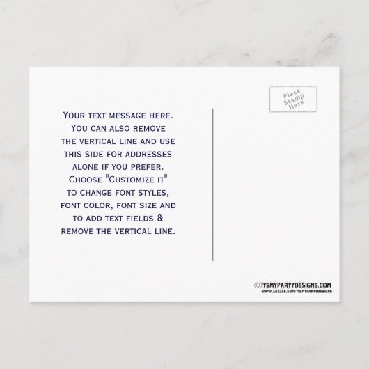 Nautical Navy Blue Anchor White BG V Save the Date Aankondigingskaart (Achterkant)