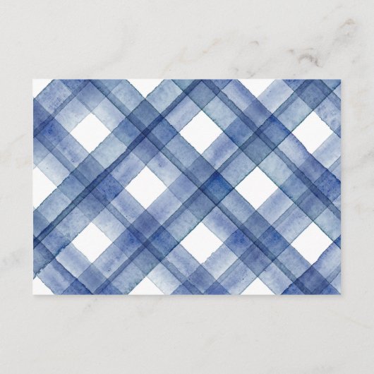 Nautical Navy Blue Cruise Wedding Informatiekaartje (Achterkant)