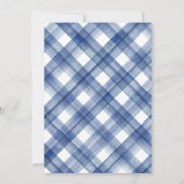 Nautical Navy Blue Cruise Wedding Save The Date (Achterkant)