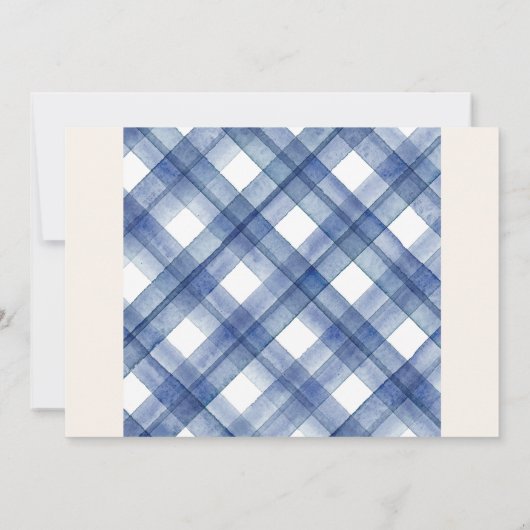 Nautical Navy Blue Cruise Wedding Save The Date (Achterkant)