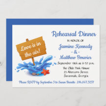 Nautical Navy Blue Rehearsal Dinner Beach Weddensc