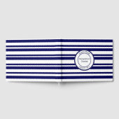 Nautical Navy Blue Wedding Guest Book Gastenboek (Volledig)