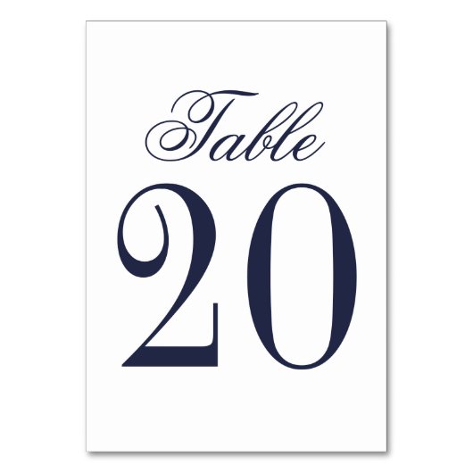 Nautical Navy Blue Wedding Kaart (Voorkant)