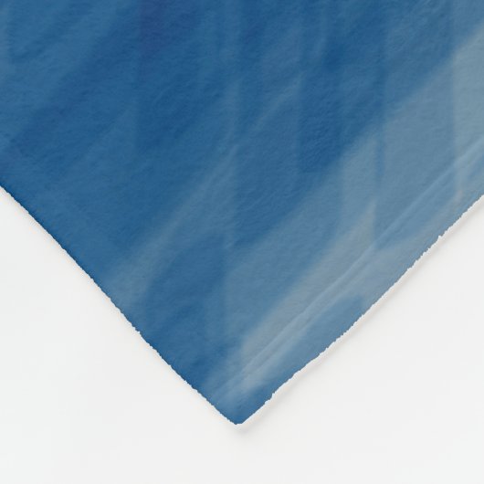 Nautical Navy Blue Welcome Aboard Name Anchor Fleece Deken (Hoek)