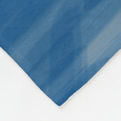 Nautical Navy Blue Welcome Aboard Name Anchor Fleece Deken (Hoek)