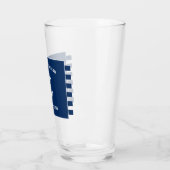 Nautical Navy Blue Welcome Aboard Name Anchor Glas (Links)