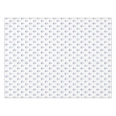 Nautical navy blue white anchorman kustkust tafelkleed (Voorkant (Horizontaal))