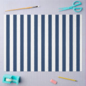 Nautical Navy Blue & White Striped Tissuepapier (Craft)