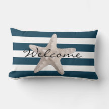 Nautical Navy Blue White Stripes Zeester Welkom