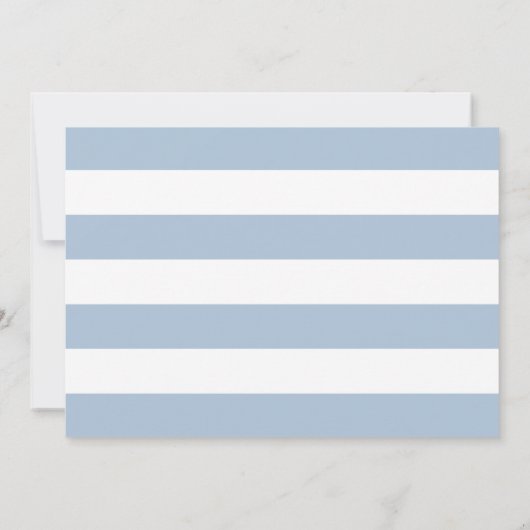 Nautical Navy Dusty Blue Anchor Weddenfoto Save The Date (Achterkant)