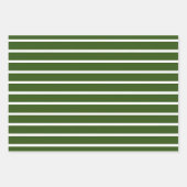 Nautical Navy en Green Inpakpapier Vel (Voorkant 2)