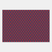 Nautical Navy en Red Inpakpapier Vel (Voorkant 2)