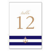 Nautical Navy Kaart (Achterkant)