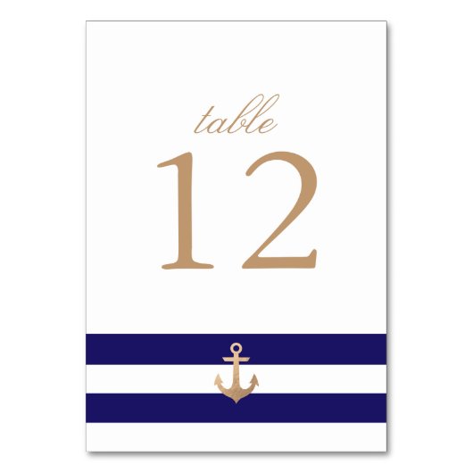 Nautical Navy Kaart (Voorkant)